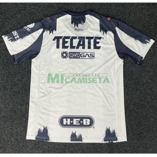 Camiseta Monterrey Primera Equipación 2025/2026 Blanco/Azul Marino