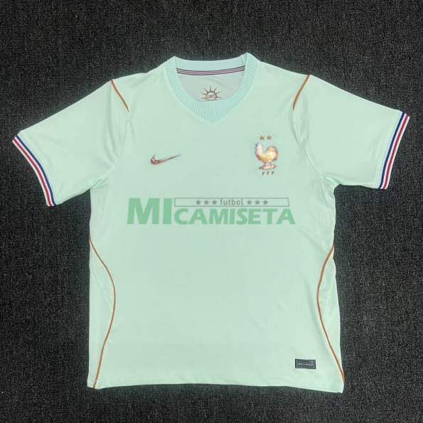 Camiseta Francia Segunda Equipación Mundial 2026 Verde Menta