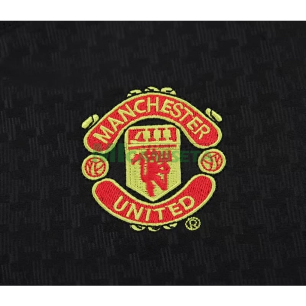 Camiseta Manchester United Segunda Equipación Retro 2003/04 Negro Niño Kit