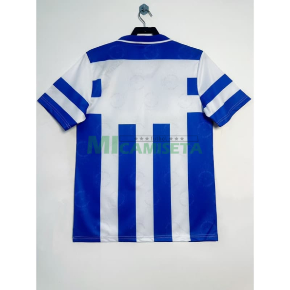 Camiseta Deportivo de La Coruña Primera Equipación Retro 1994/95 Blanco/Azul