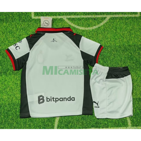 Camiseta AC Milan x Slam Jam 2026/2027 Edición Especial Plata Niño Kit