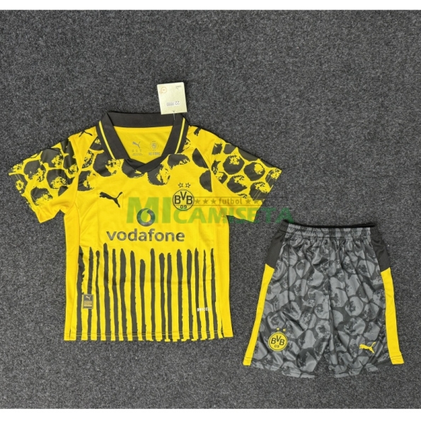 Camiseta Borussia Dortmund 2025/2026 KidSuper Amarillo Niño Kit