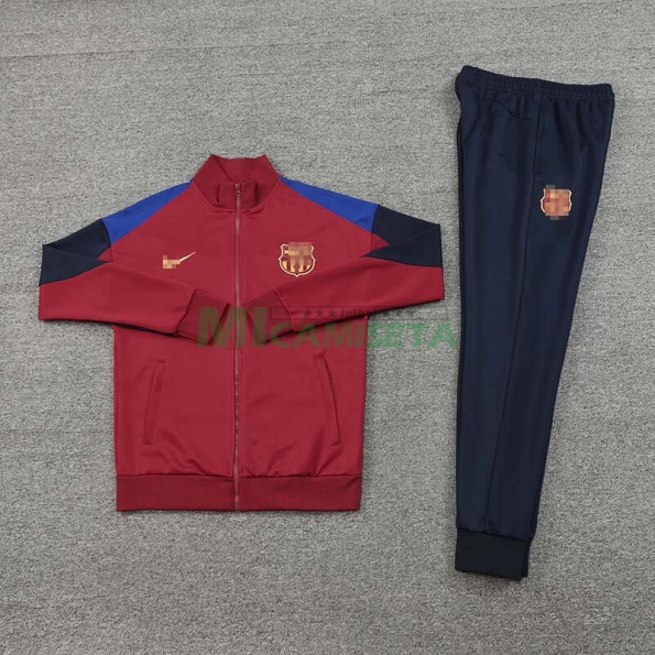 Chandal Barcelona 2024/2025 Rojo Oscuro/Azul