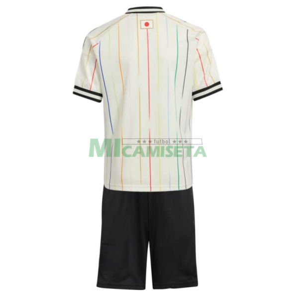 Camiseta Japón Segunda Equipación Mundial 2026 Blanco Niño Kit