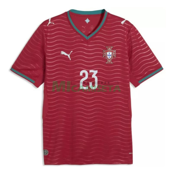 Camiseta Vitinha 23 Portugal Primera Equipación 2026 Rojo