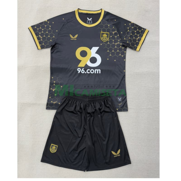 Camiseta Burnley FC Tercera Equipación 2025/2026 Negro