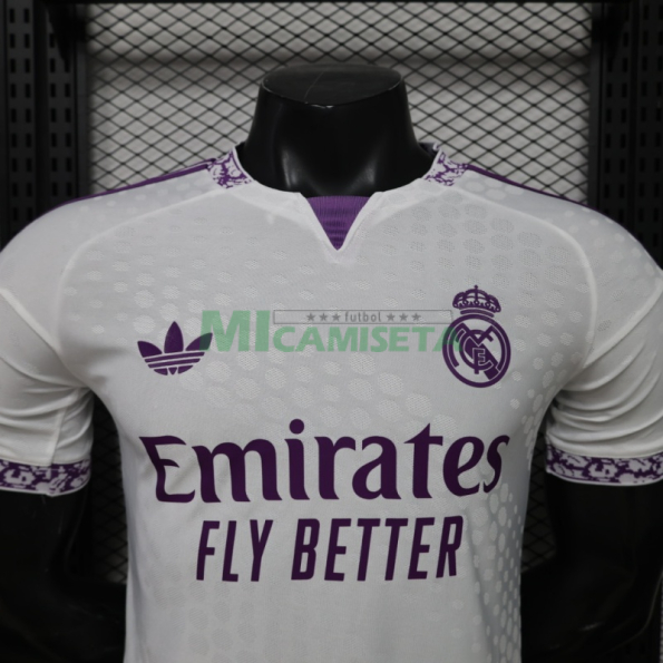 Camiseta Real Madrid 2026/2027 Edición Especial Blanco/Morado (EDICIÓN JUGADOR)