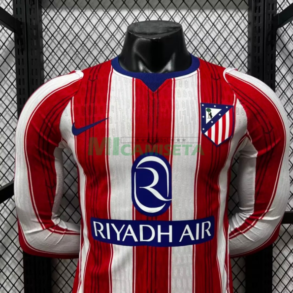 Camiseta Atlético de Madrid Primera Equipación 2026/2027 ML Rojo/Blanco (EDICIÓN JUGADOR)