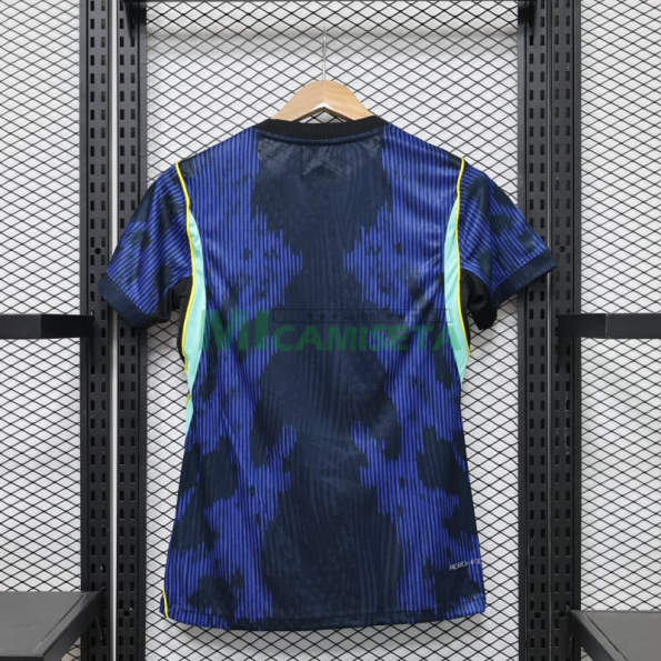 Camiseta Brasil Segunda Equipación Mundial 2026 Azul Mujer (EDICIÓN JUGADOR)