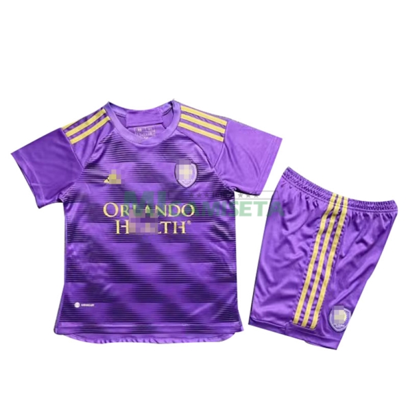 Camiseta Orlando City Primera Equipación 2023/2024 Niño Kit