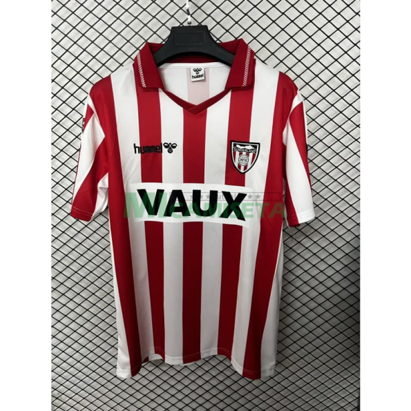 Camiseta Sunderland AFC Primera Equipación Retro 1991/1994 Rojo/Blanco