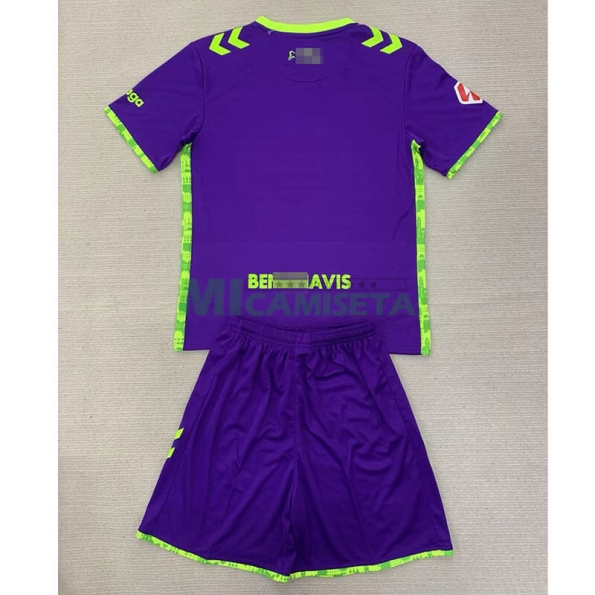 Camiseta Málaga CF Segunda Equipación 2024/2025 Niño Kit