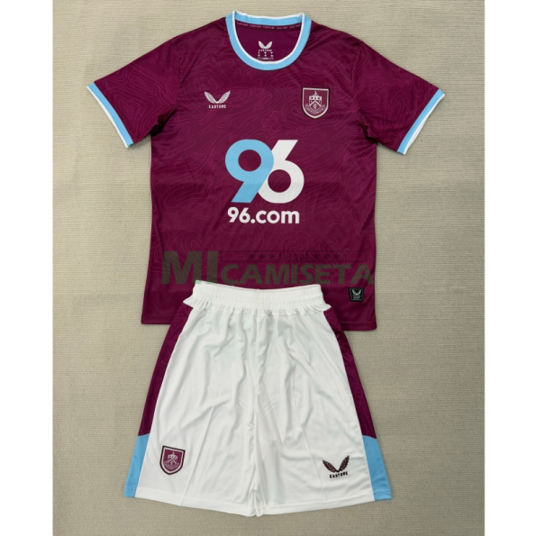Camiseta Burnley FC Primera Equipación 2025/2026 Borgoña