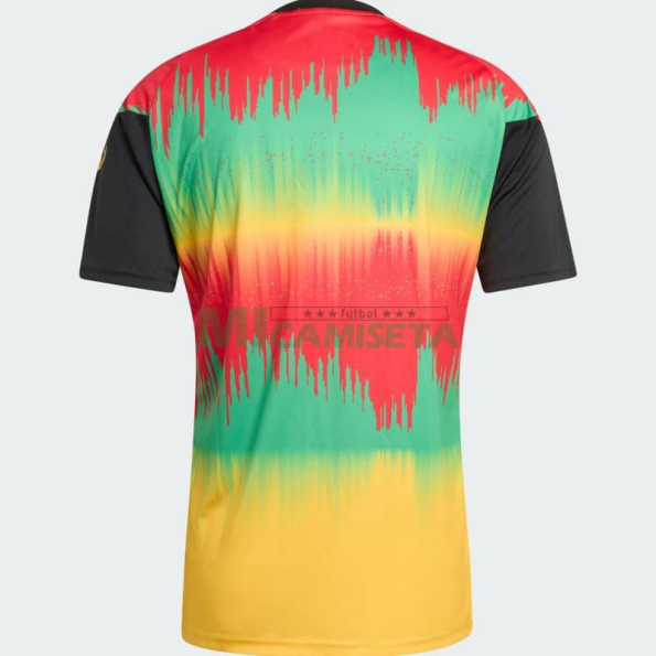 Camiseta Jamaica x Bob Marley 2026 Primera Equipación Verde/Rojo/Amarillo