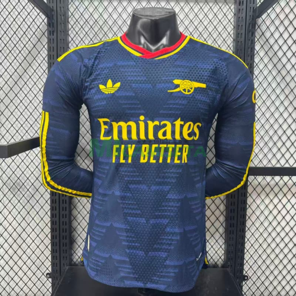 Camiseta Arsenal Segunda Equipación 2026/2027 ML Azul Marino (EDICIÓN JUGADOR)