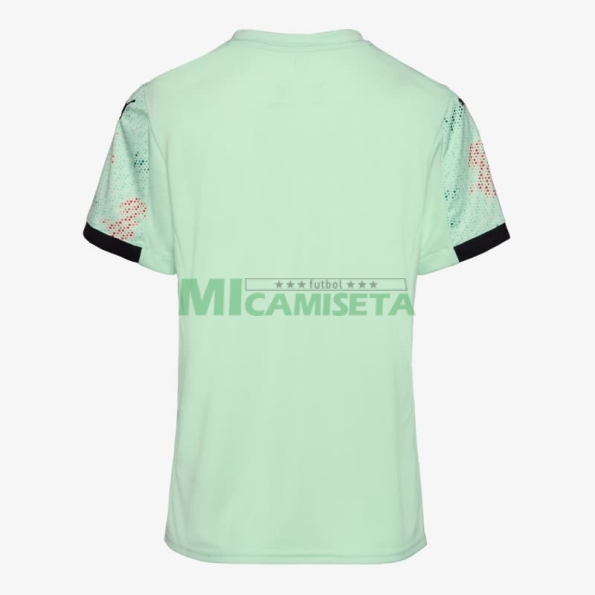 Camiseta Portugal Segunda Equipación la EURO Femenina 2025 Verde