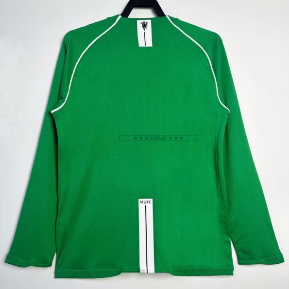 Camiseta de Portero Manchester United Retro 2007/08 ML Verde