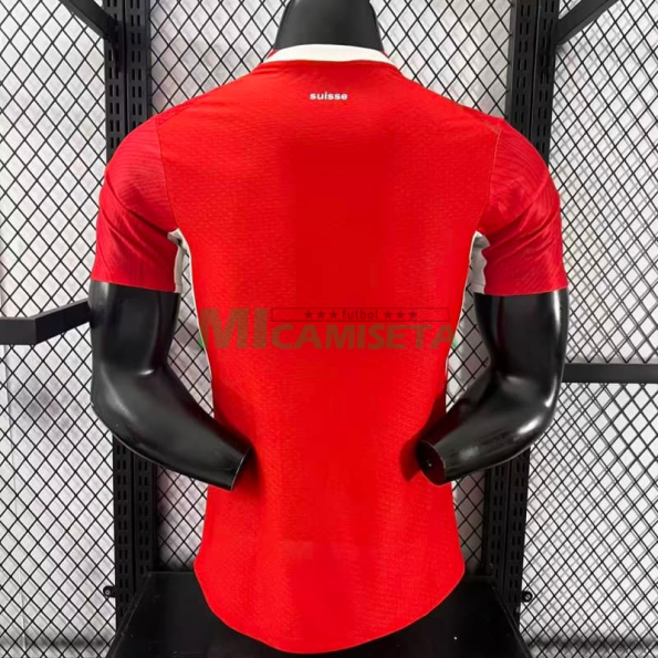 Camiseta Suiza Primera Equipación Mundial 2026 Rojo (EDICIÓN JUGADOR)