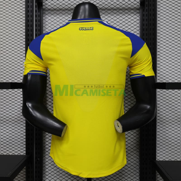 Camiseta Suecia Primera Equipación Mundial 2026 Amarillo (EDICIÓN JUGADOR)