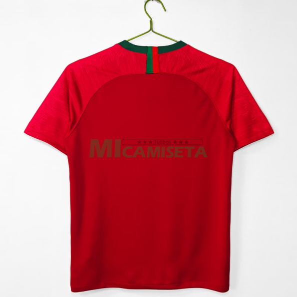 Camiseta Portugal Primera Equipación Retro 2018 Rojo