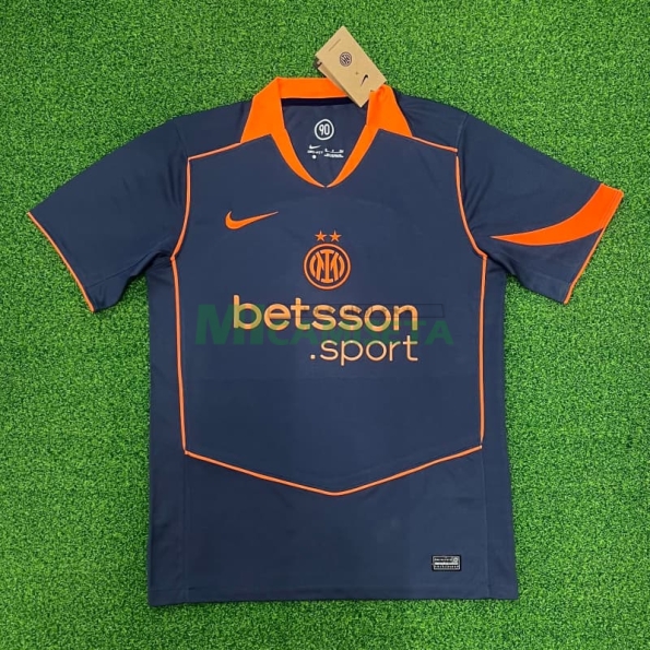 Camiseta Inter de Milan Tercera Equipación 2025/2026 Gris/Naranja