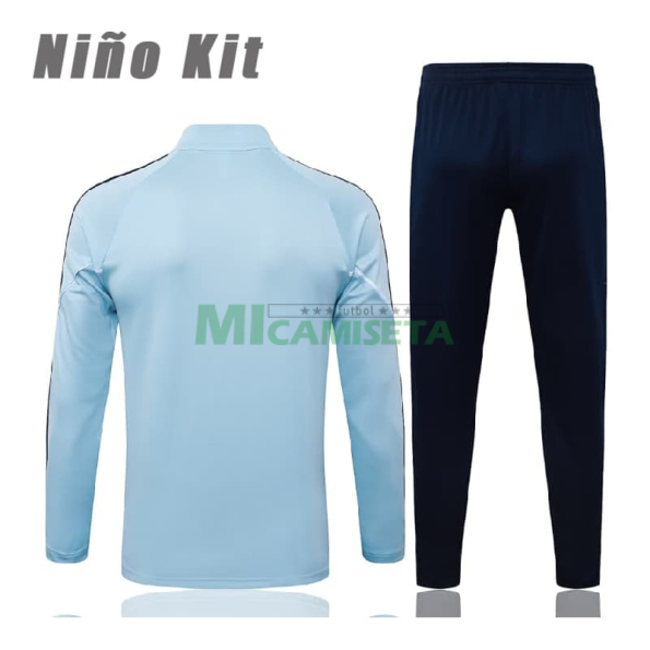 Sudadera De Entrenamiento Manchester City 2025/2026 Niño Kit Azul Claro