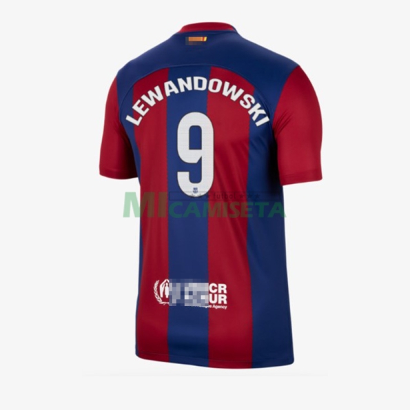 Camiseta Lewandowski 9 Barcelona Primera Equipación 2023/2024