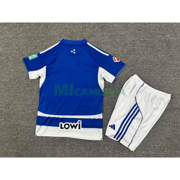 Camiseta Granada Segunda Equipación 2025/2026 Azul/Blanco Niño Kit con Parche La Liga