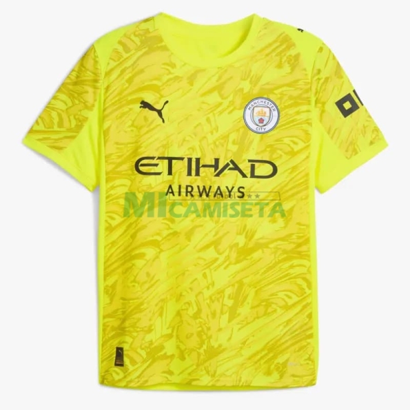 Camiseta Portero Manchester City 2025/2026 Amarillo Brillante
