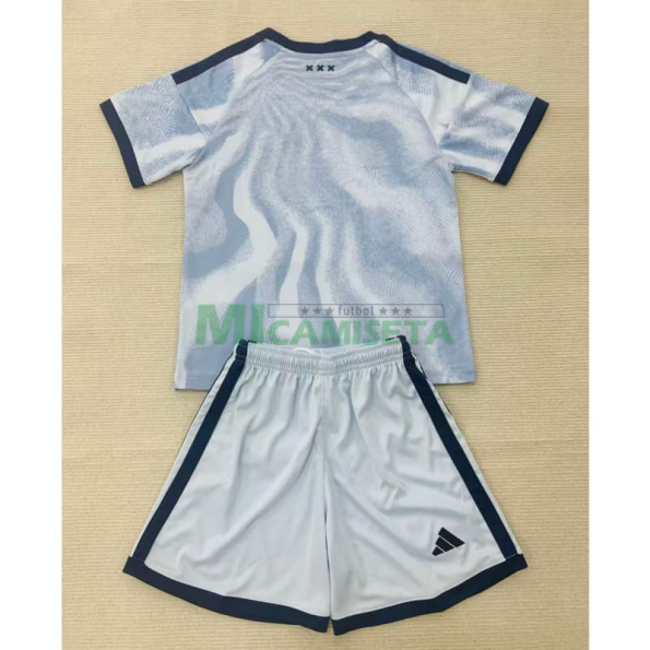 Camiseta Ajax Tercera Equipación 2026/2027 Azul Claro Niño Kit