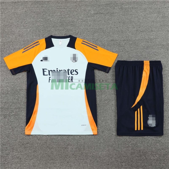 Camiseta de Entrenamiento Real Madrid 2024/2025 Kit Azul Claro/Naranja