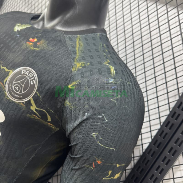 Camiseta PSG 2025/2026 Night Edition ML Negro (EDICIÓN JUGADOR)