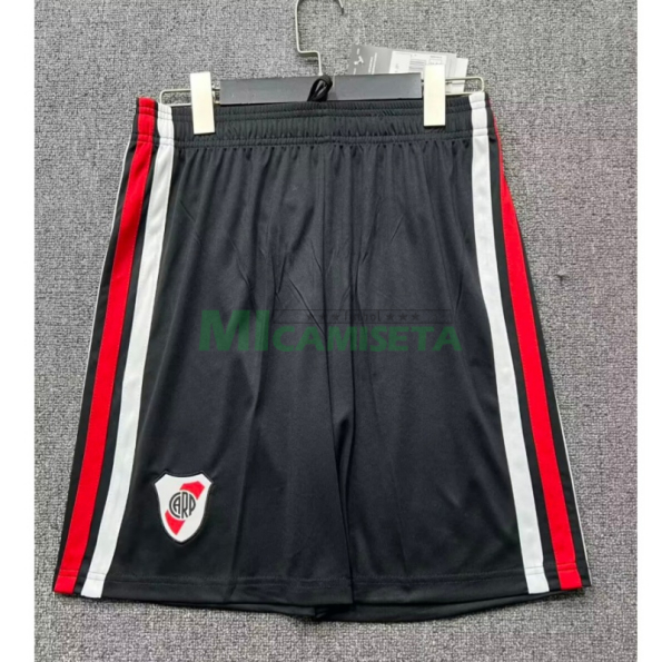Pantalón Corto Plate River Primera Equipación 2026/2027 Negro