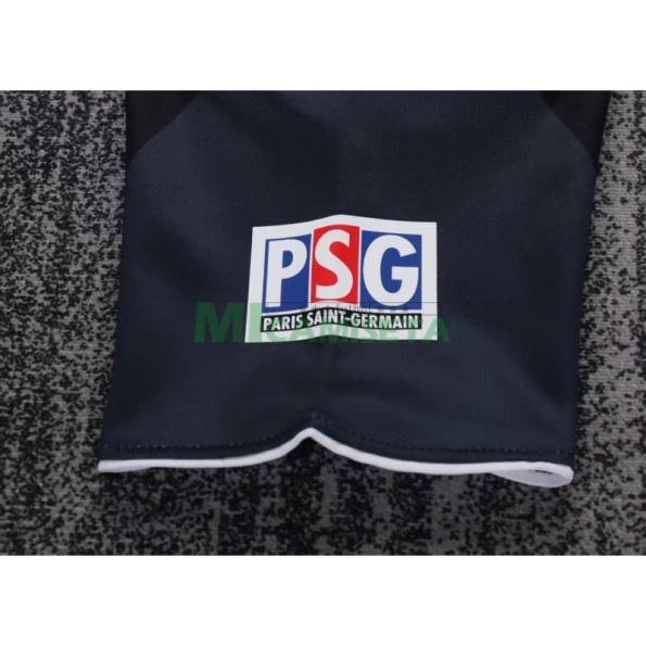Camiseta PSG Tercera Equipación Retro 2001/02 Negro/Azul Marino Niño Kit