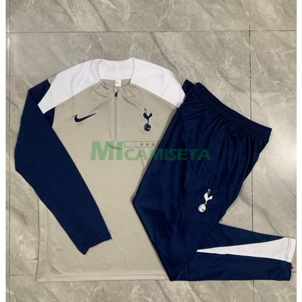 Sudadera De Entrenamiento Tottenham Hotspur 2025/2026 Gris/Azul Marino