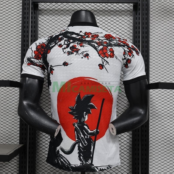 Camiseta Japón 2025 Dragon Ball Blanco/Rojo (EDICIÓN JUGADOR)
