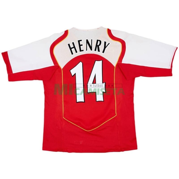 Camiseta HENRY 14 Arsenal Primera Equipación Retro 2004/05