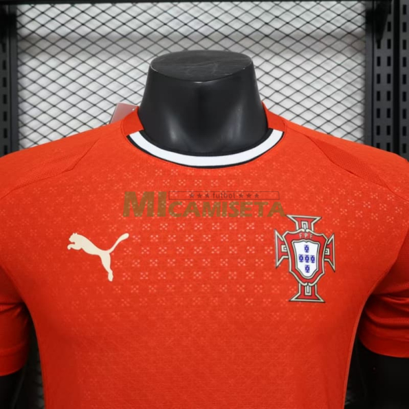 Camiseta Portugal Primera Equipación 2025 Rojo (EDICIÓN JUGADOR)