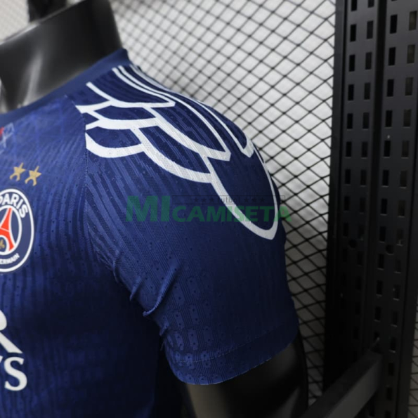 Camiseta PSG 2025/2026 Edición Especial Azul con dos Estrellas (EDICIÓN JUGADOR)