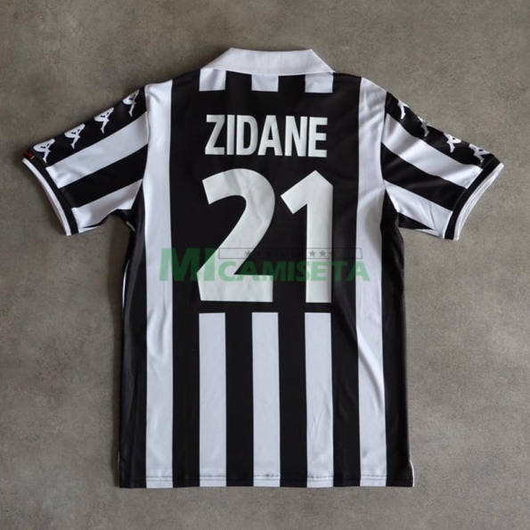 Camiseta ZIDANE 21 Juventus Primera Equipación Retro 1999/00