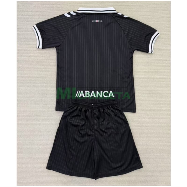 Camiseta Celta De Vigo 2025 Especial Edición Negro Niño Kit