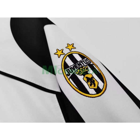 Camiseta Juventus Primera Equipación Retro 1997/98 ML Blanco/Negro