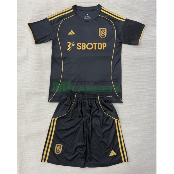 Camiseta Fulham F.C. Tercera Equipación 2025/2026 Negro