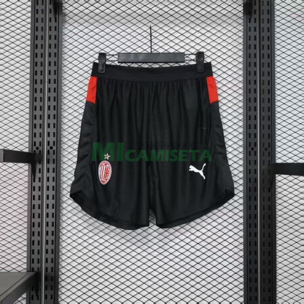 Pantalón Corto AC Milan Primera Equipación 2025/2026 Negro (EDICIÓN JUGADOR)