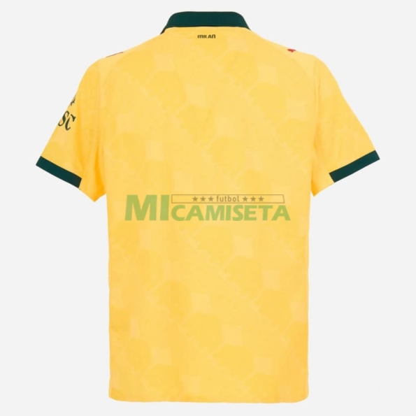 Camiseta AC Milan 2025/2026 Tercera Equipación Amarillo