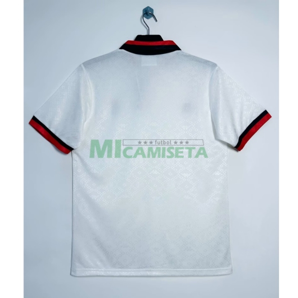 Camiseta AC Milan Segunda Equipación Retro 1989/90 Blanco