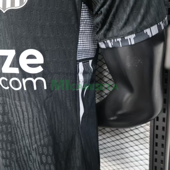 Camiseta Santos FC 2025/2026 Edición Especial Negro con Publicitario (EDICIÓN JUGADOR)