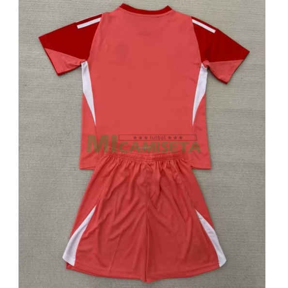 Camiseta de Portero Real Madrid 2025/2026 Rojo Niño Kit