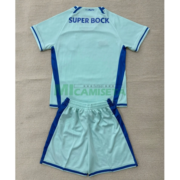 Camiseta Porto Tercera Equipación 2026/2027 Azul Cielo Niño Kit