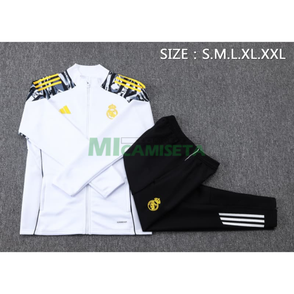 Chandal Real Madrid 2025/2026 Blanco con Estamapdo de Marvel